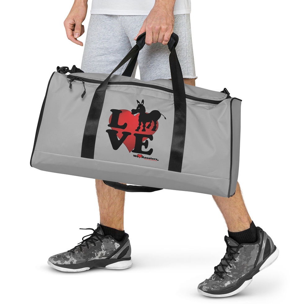 Duffle bag-Love/Donkey