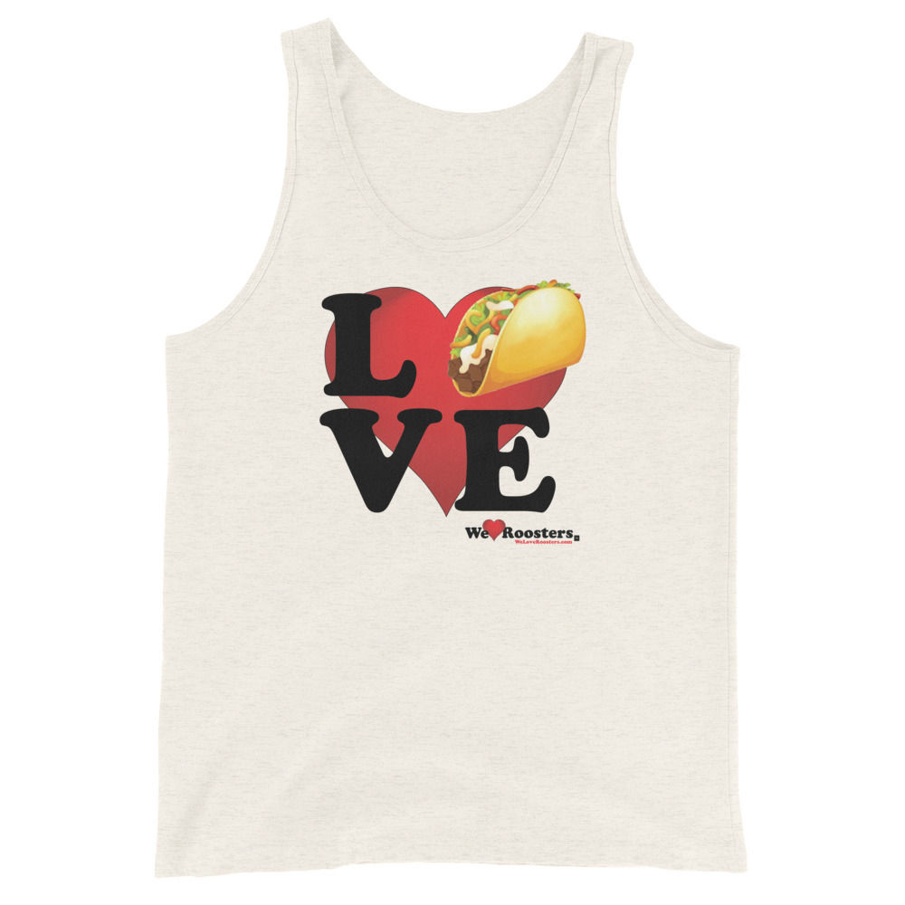 Unisex Tank Top-Love/Tacos