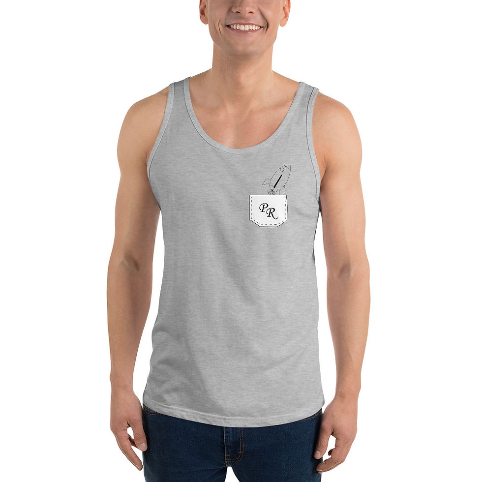 Men's Tank Top-Pocket Rocket