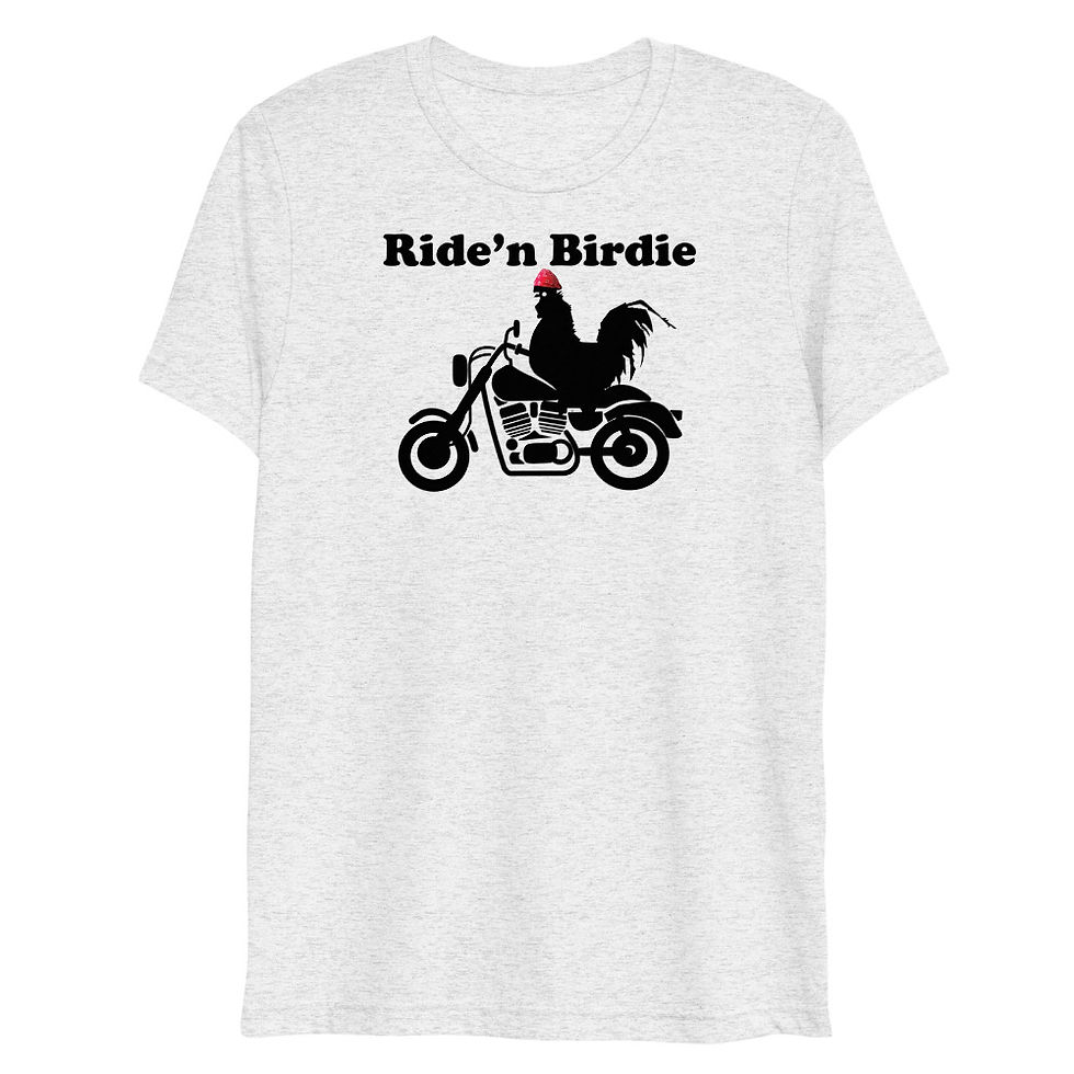 Unisex Short sleeve t-shirt-Ride'n Birdie