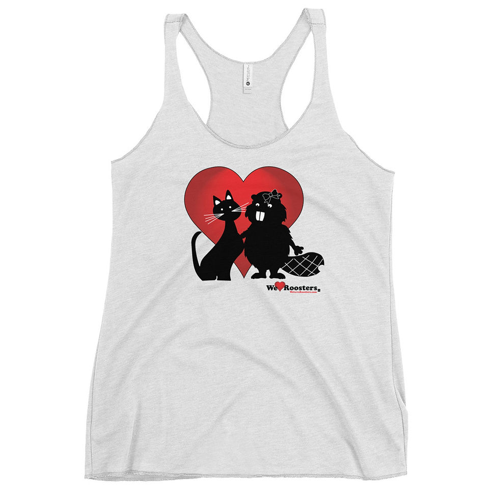 Thumbnail: Women's Racerback Tank-Beaver/Kitty