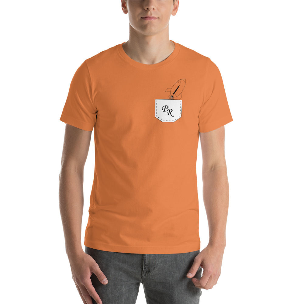 Men's Short-Sleeve T-Shirt-Pocket Rocket