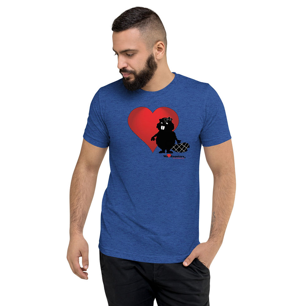 Thumbnail: Men's Short sleeve t-shirt-Heart/Beaver