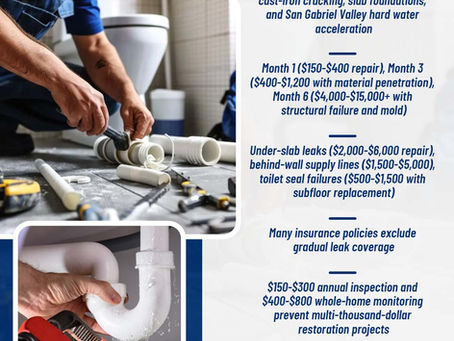 How Small Leaks Turn Into Big Problems: Cost Analysis from an Experienced Plumber in Los Angeles