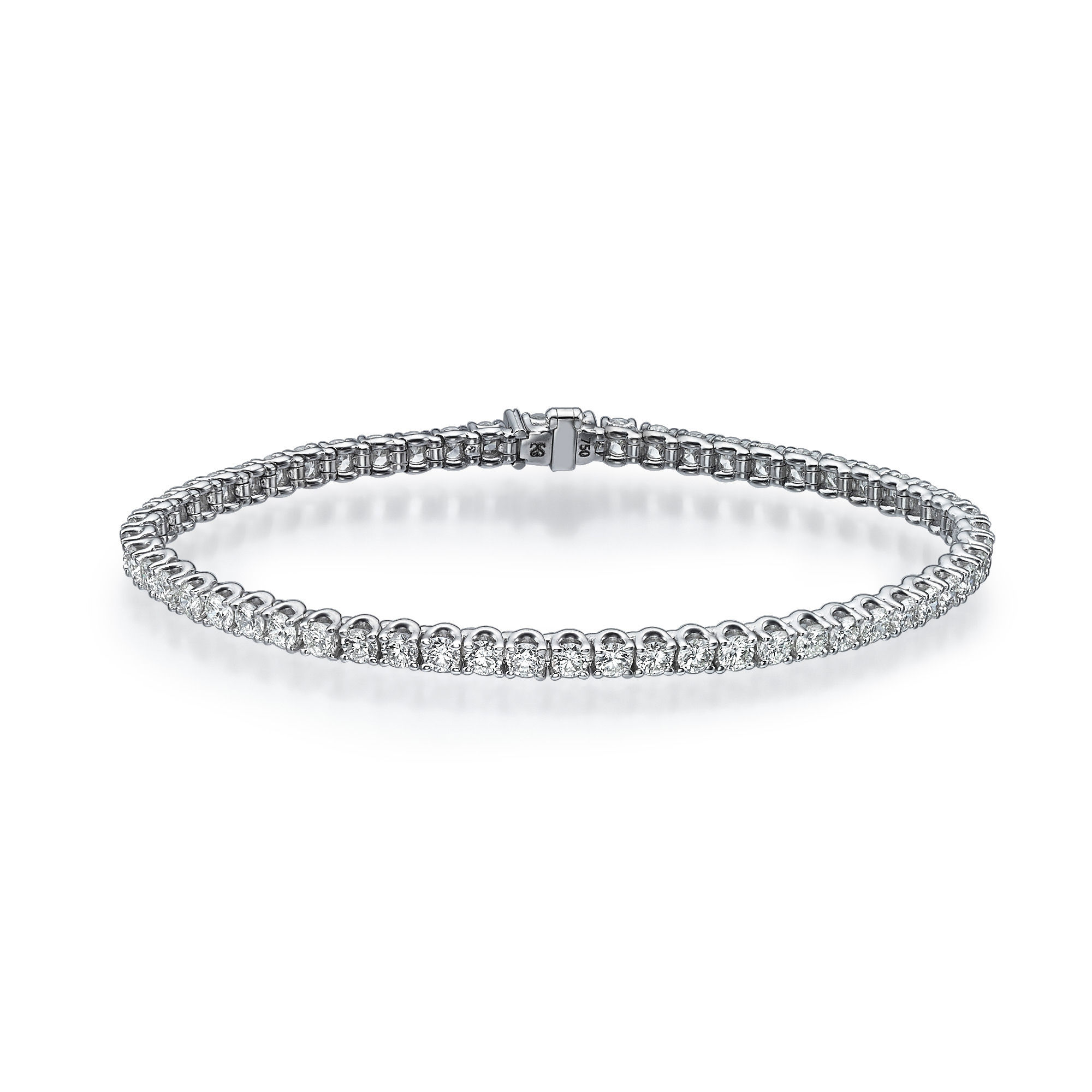 צמיד יהלומים טניס זהב לבן Quest Love Diamond Tennis Bracelet
