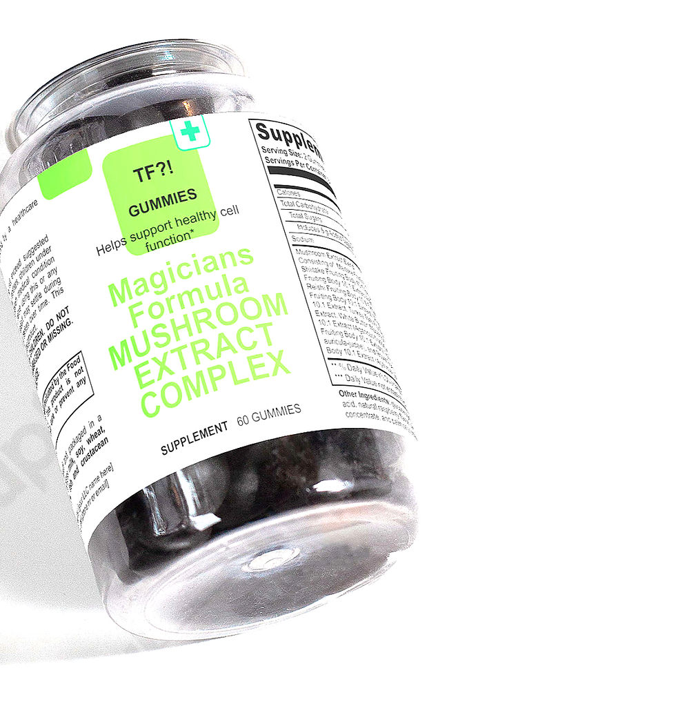 Thumbnail: tf?! : magicians formula shrooms gummies