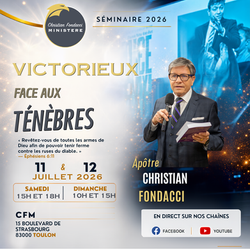 Séminaire 11 et 12 juillet Victorieux face aux ténébres