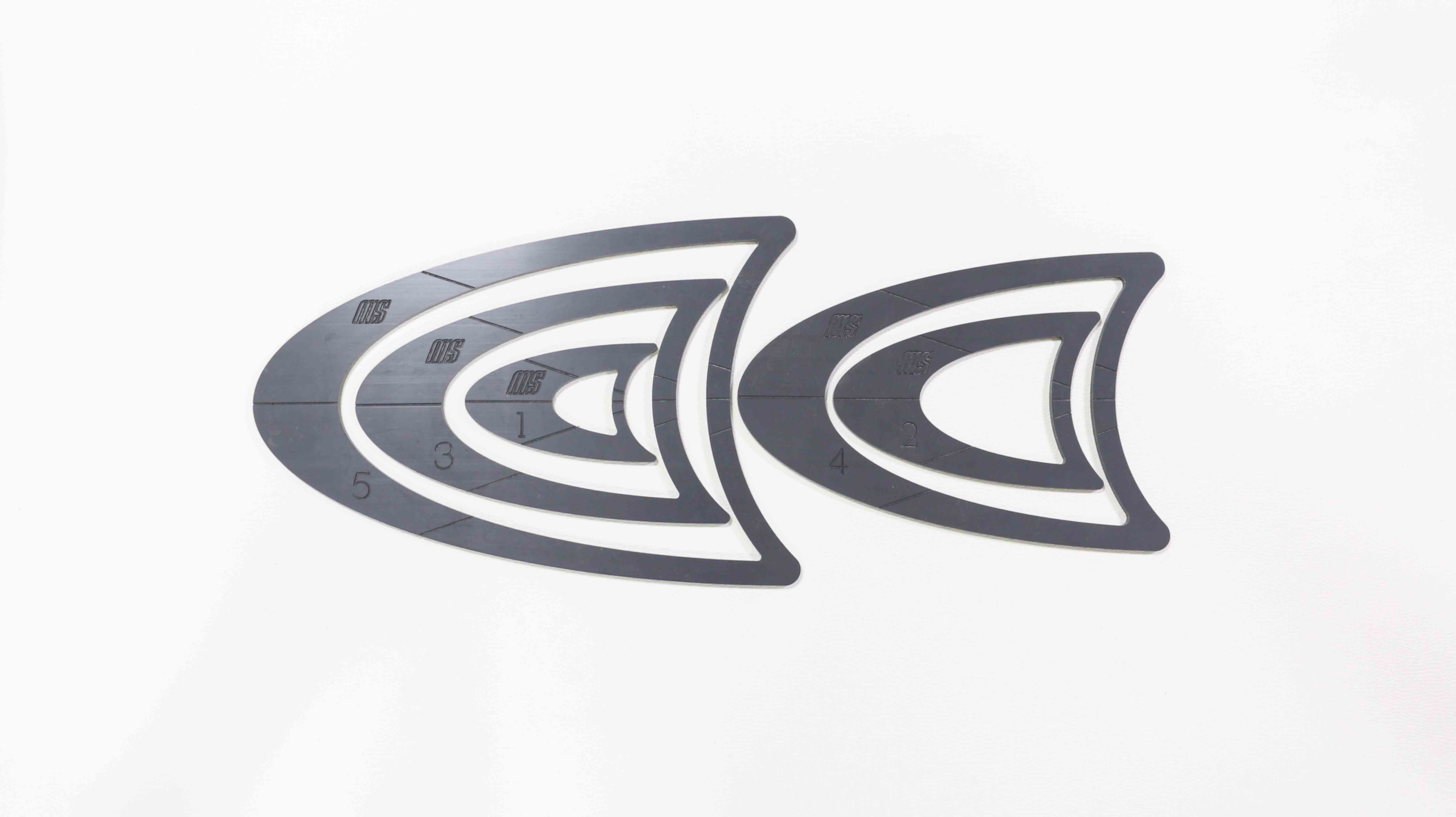 Half Oval Template Set