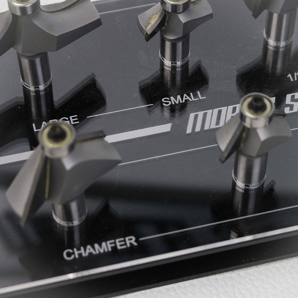 Thumbnail: Chamfer, Cove, Handrail Bit Tray