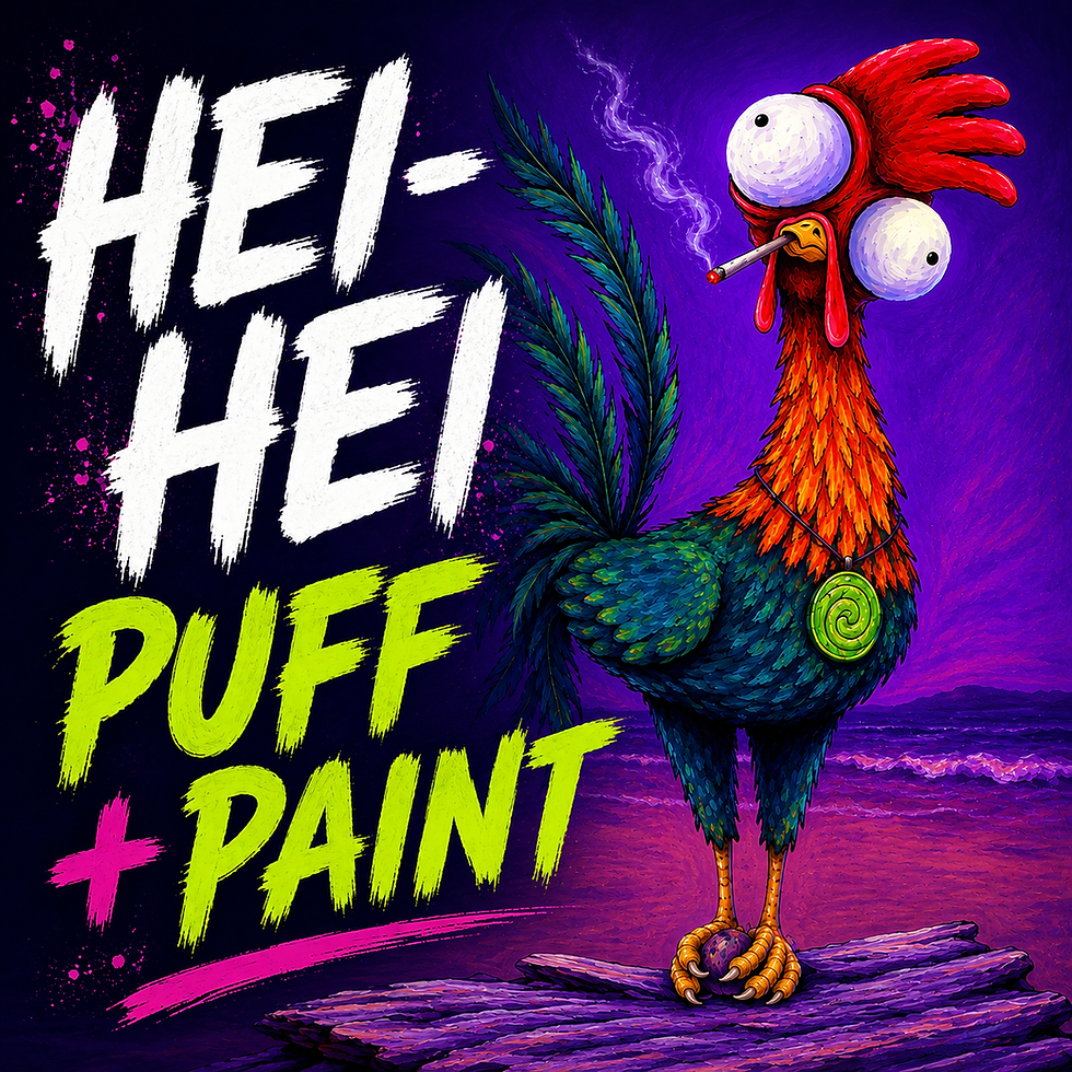 Hei Hei -  Puff & Paint