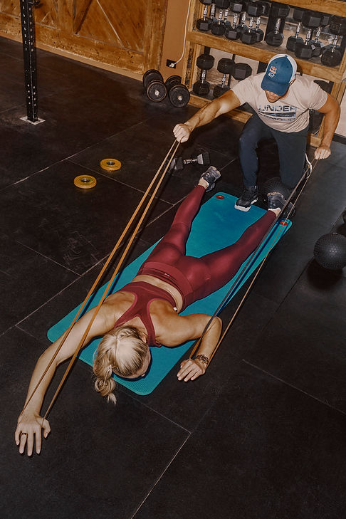 Peter Meliessnig training with Lindsey Vonn. ©Chris D'Cruz Gurney/TIME