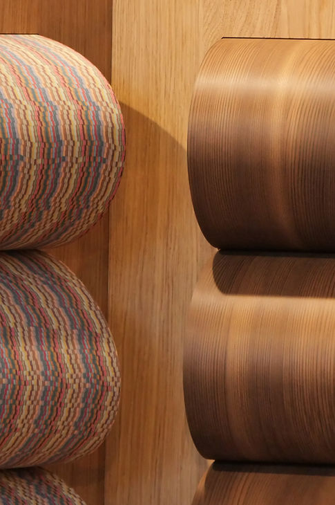 VidaSpace Natalia Glucina Exhibit Timber Veneer