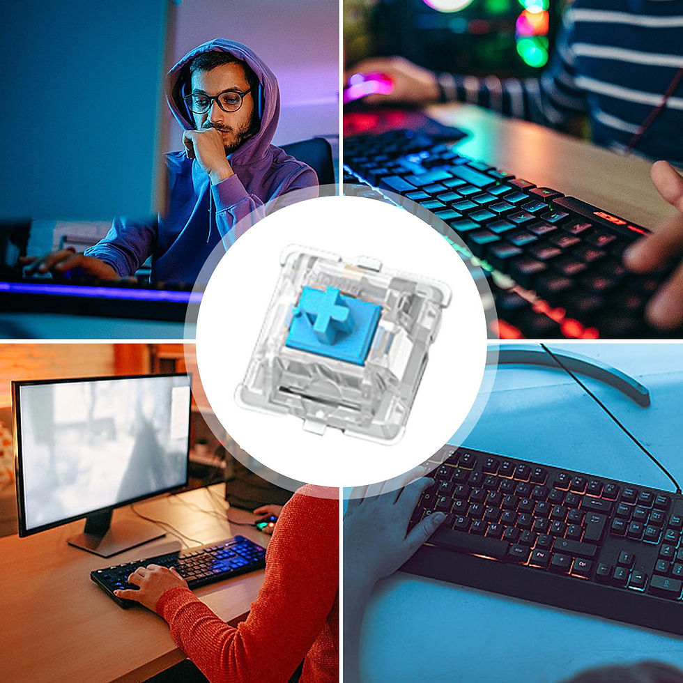 Miniatura: 30Pcs Mechanical Keyboard Replacement Axis Clicky Linear Tactile silent Cross Sh