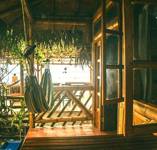 View from the terrace of our rooms