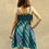 Thumbnail: Ahita Short Dress Cotton Print Blue