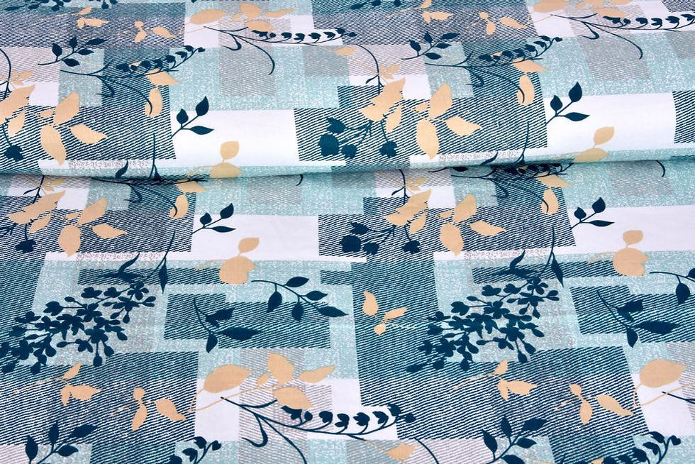 Thumbnail: Print Cotton Bed Sheet with 2 Pillow Covers Combo King Size (90 x 100)