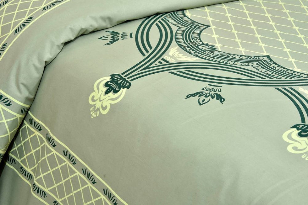 Thumbnail: Print Cotton Bed Sheet with 2 Pillow Covers Combo Double King Size (100 x 108)