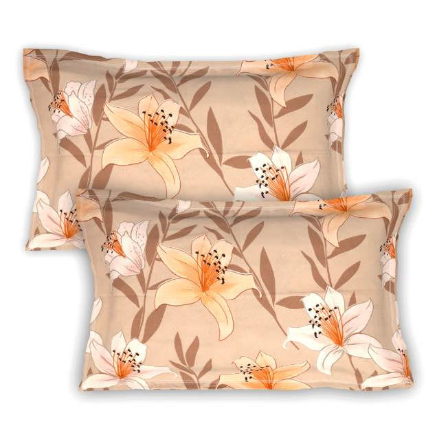 Thumbnail: Print Cotton Bed Sheet with 2 Pillow Covers Combo King Size (90 x 100)