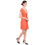Thumbnail: Fling Dress Cotton Hosiery Orange