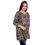 Thumbnail: Peggy Comfy Tunic Cotton Print Green
