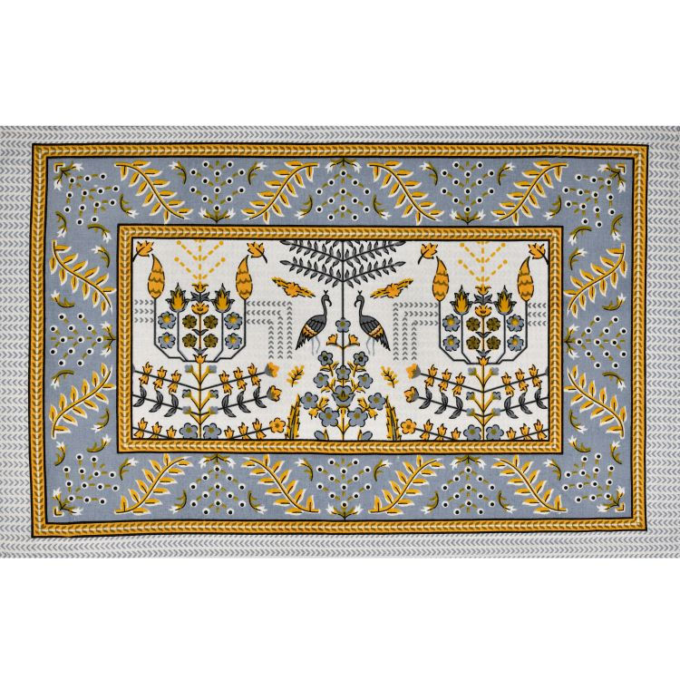 Thumbnail: Ethnic Print Premium Cotton Single Bedsheet with 2 Pillow Covers