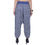 Thumbnail: Jini Harem Afghani Pants Cotton Print Blue
