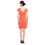 Thumbnail: Fling Dress Cotton Hosiery Orange