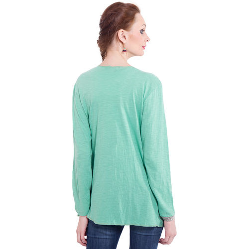 Thumbnail: Just Easy Cardigan Viscose Lycra Sea Green