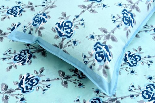 Thumbnail: Premium Cotton Ethnic Bedsheet with 2 Pillow Covers King Size