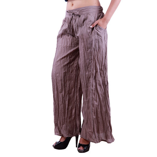 Thumbnail: Udisa Palazzo Pants Cotton Gray