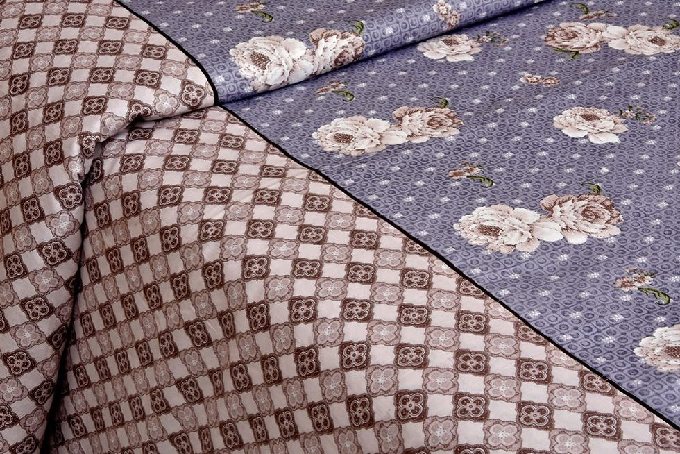 Thumbnail: Print Cotton Bed Sheet with 2 Pillow Covers Combo King Size (90 x 100)