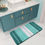 Thumbnail: Grace Bath Mat 16 x 24 in 100%  Microfiber (Turquoise)