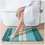 Thumbnail: Grace Bath Mat 16 x 24 in 100%  Microfiber (Turquoise)