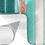 Thumbnail: Grace Bath Mat 16 x 24 in 100%  Microfiber (Turquoise)