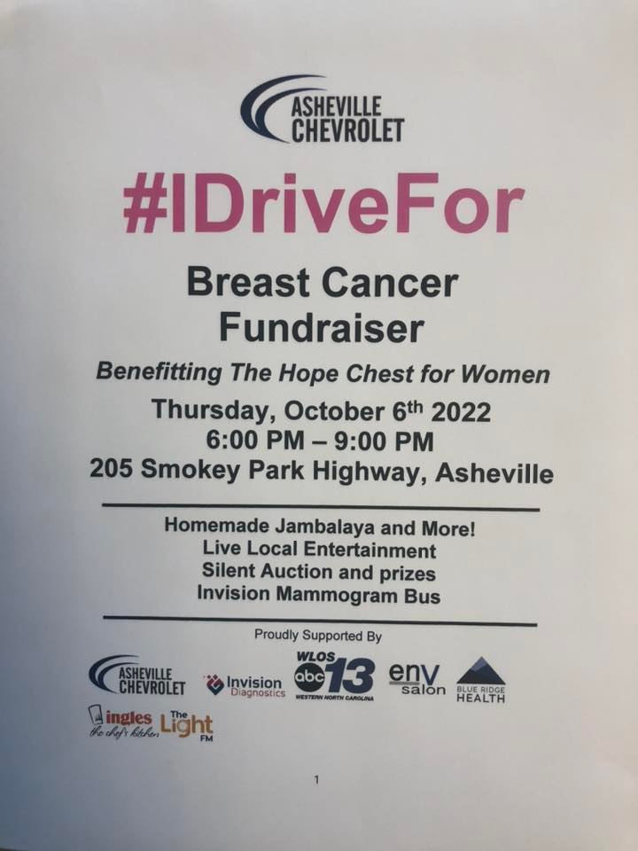 Women's Cancer Aid Hope Chest For Women North Carolina