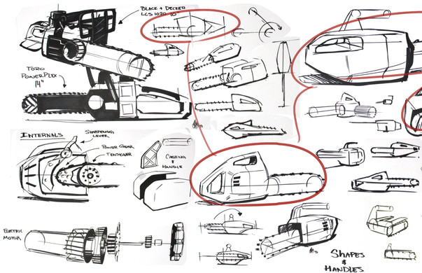 Chainsaw design and packaging exercise