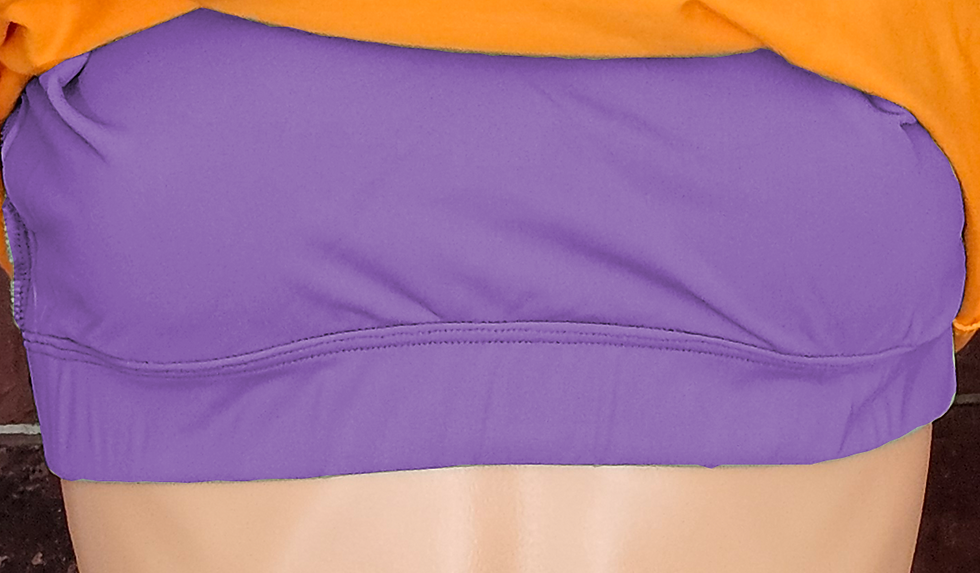 Thumbnail: 2XL Shirt- Black/2XL Bra-Lilac