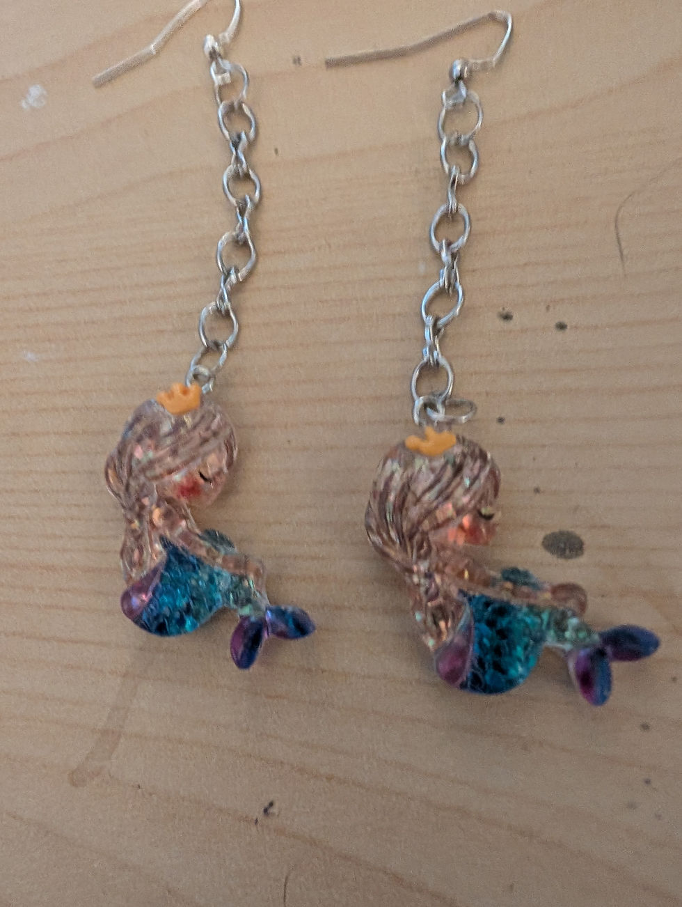 Mermaid Resin Earring