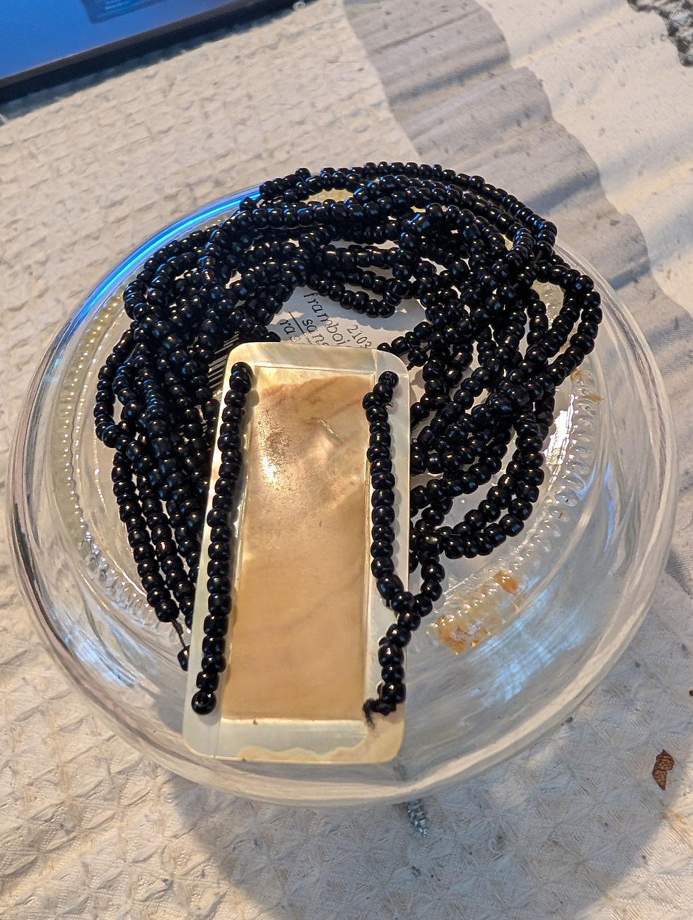 Black Beads Bracelet