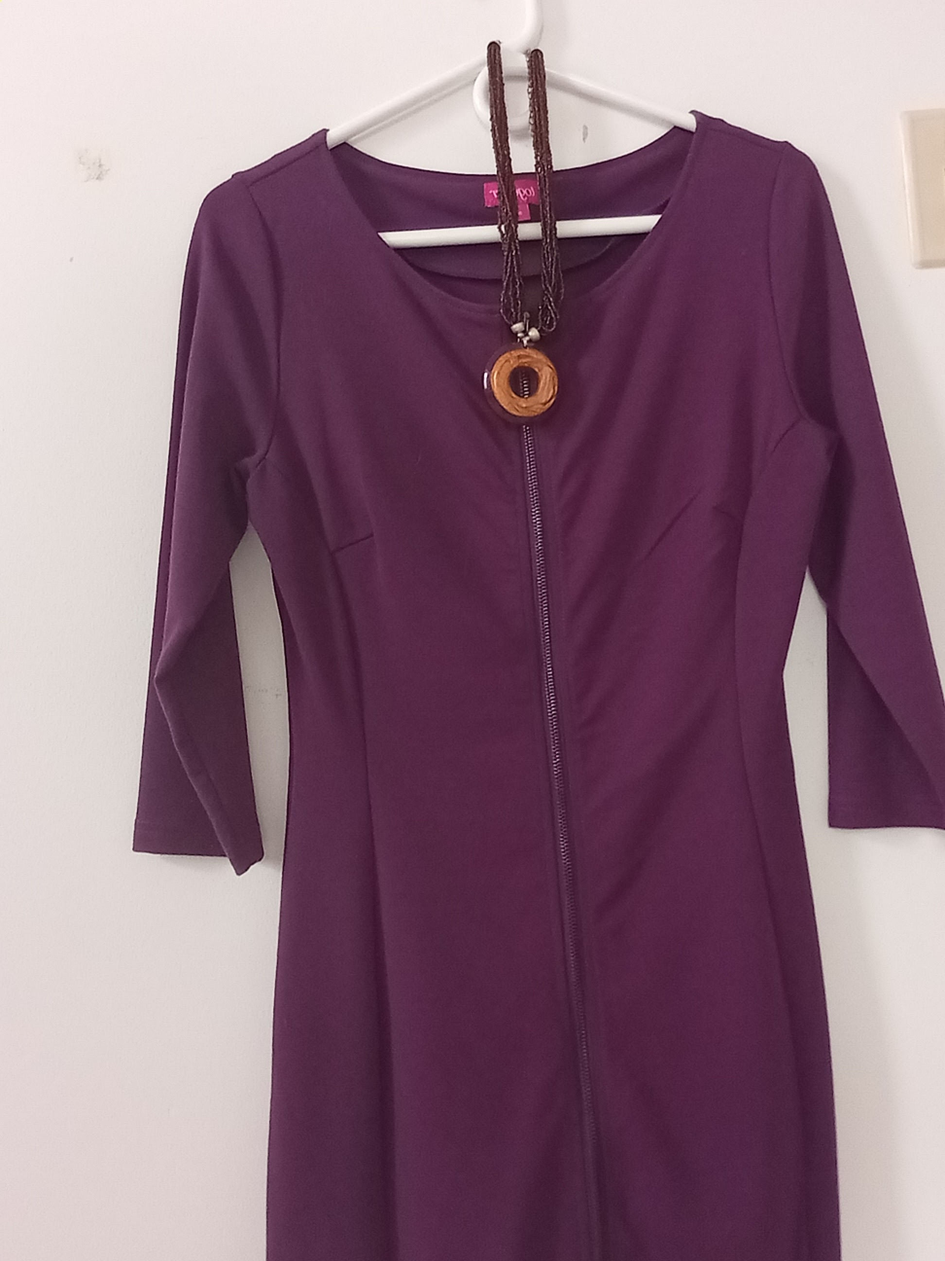 dark purple spring dress