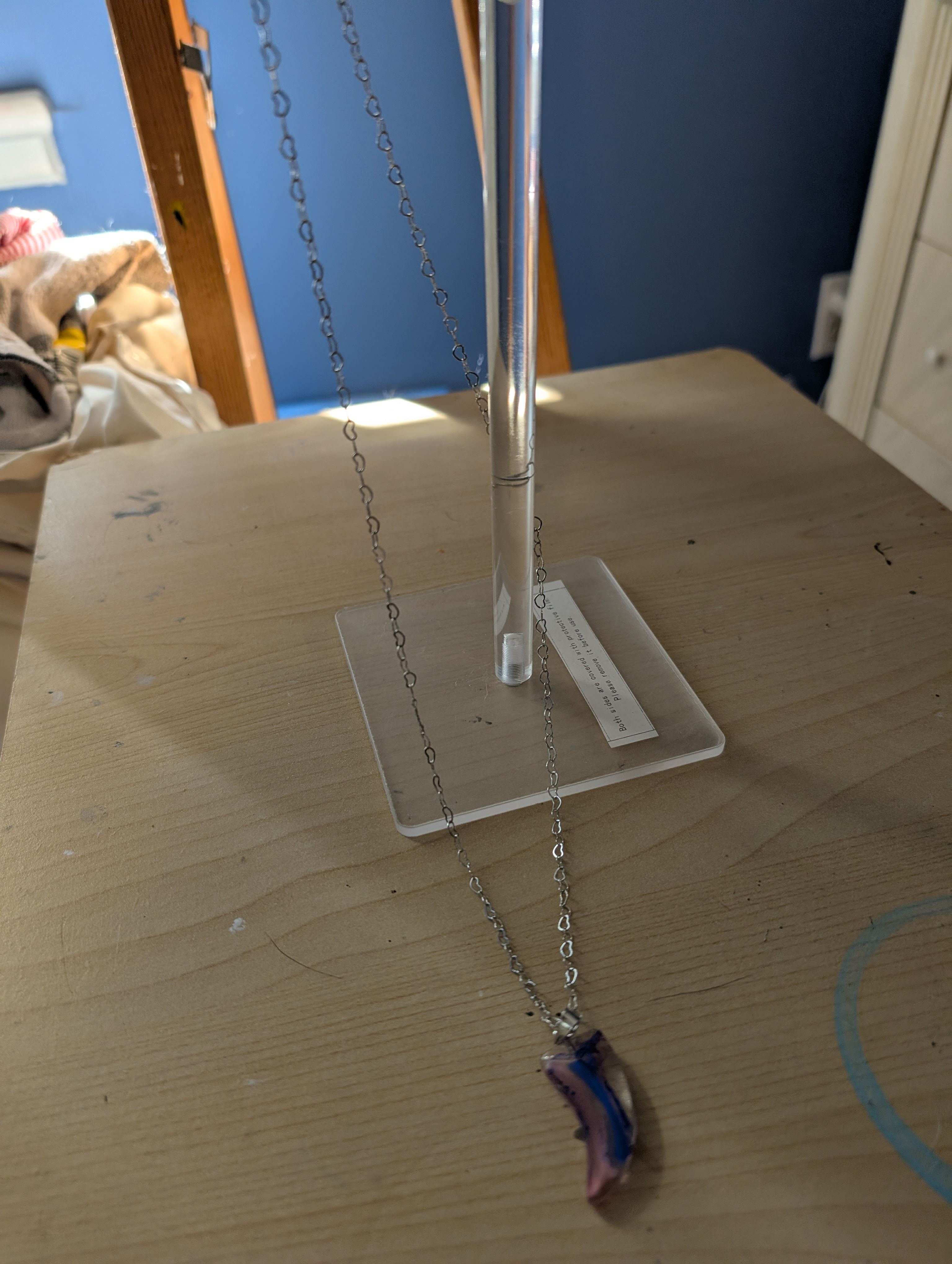 Multi Color Resin Necklace