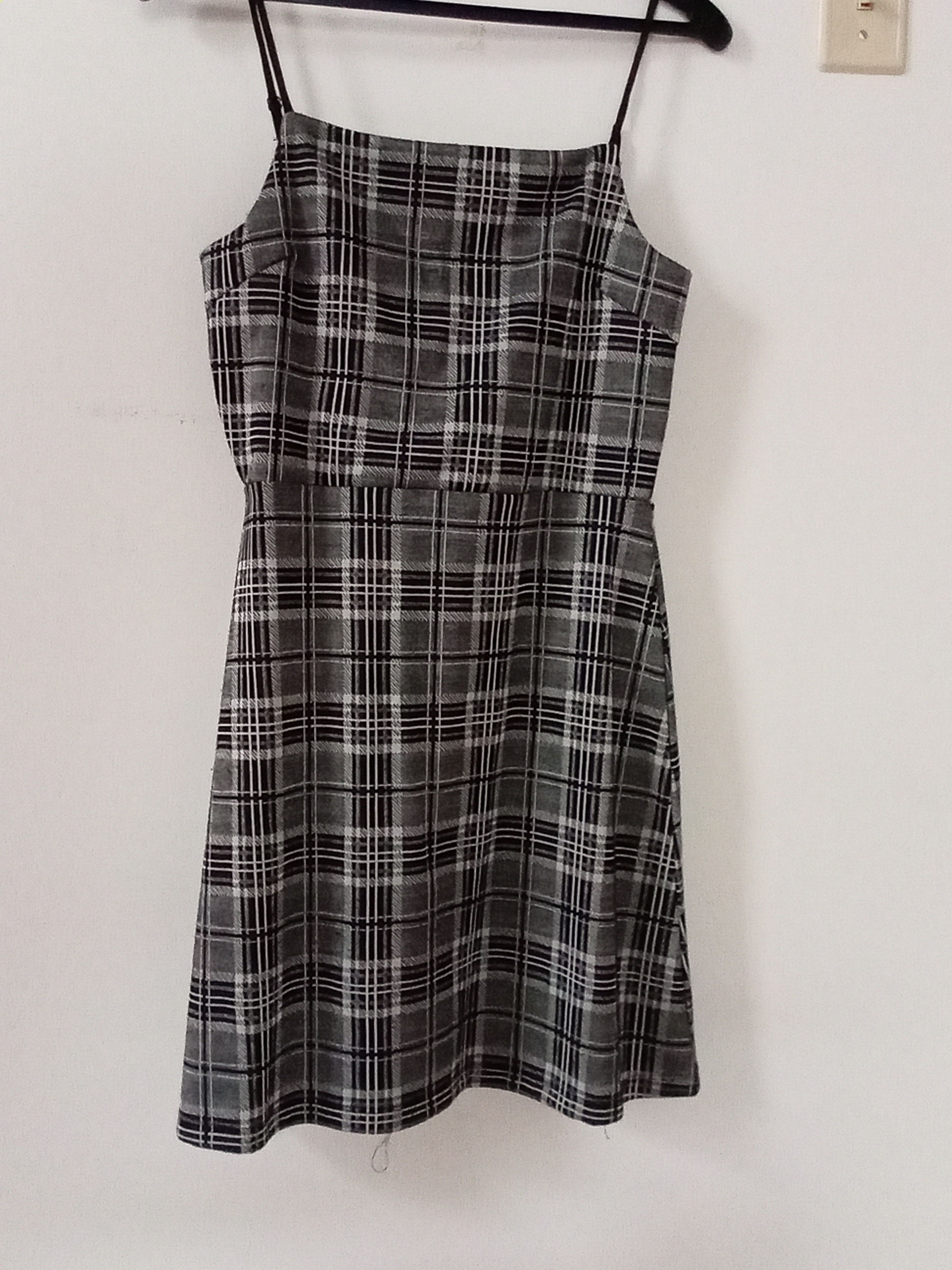 black & grey summer dress