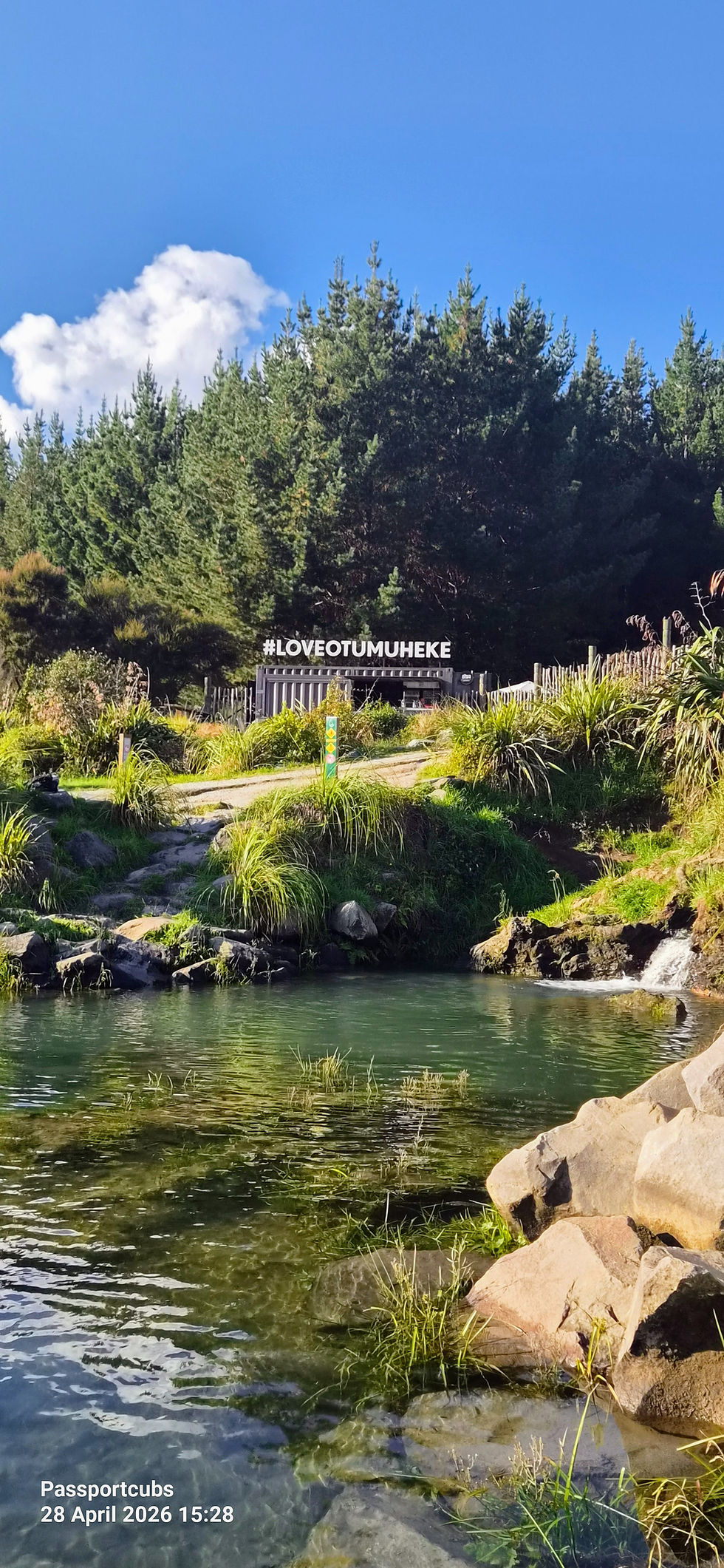 Otumuheke Hot Stream Spa Park Taupo — best free things to do in Taupo with kids