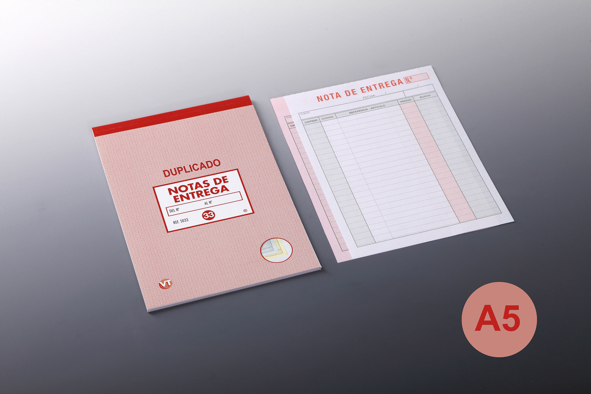 Talonario Notas De Entrega A-5 Duplicado 20 Copias