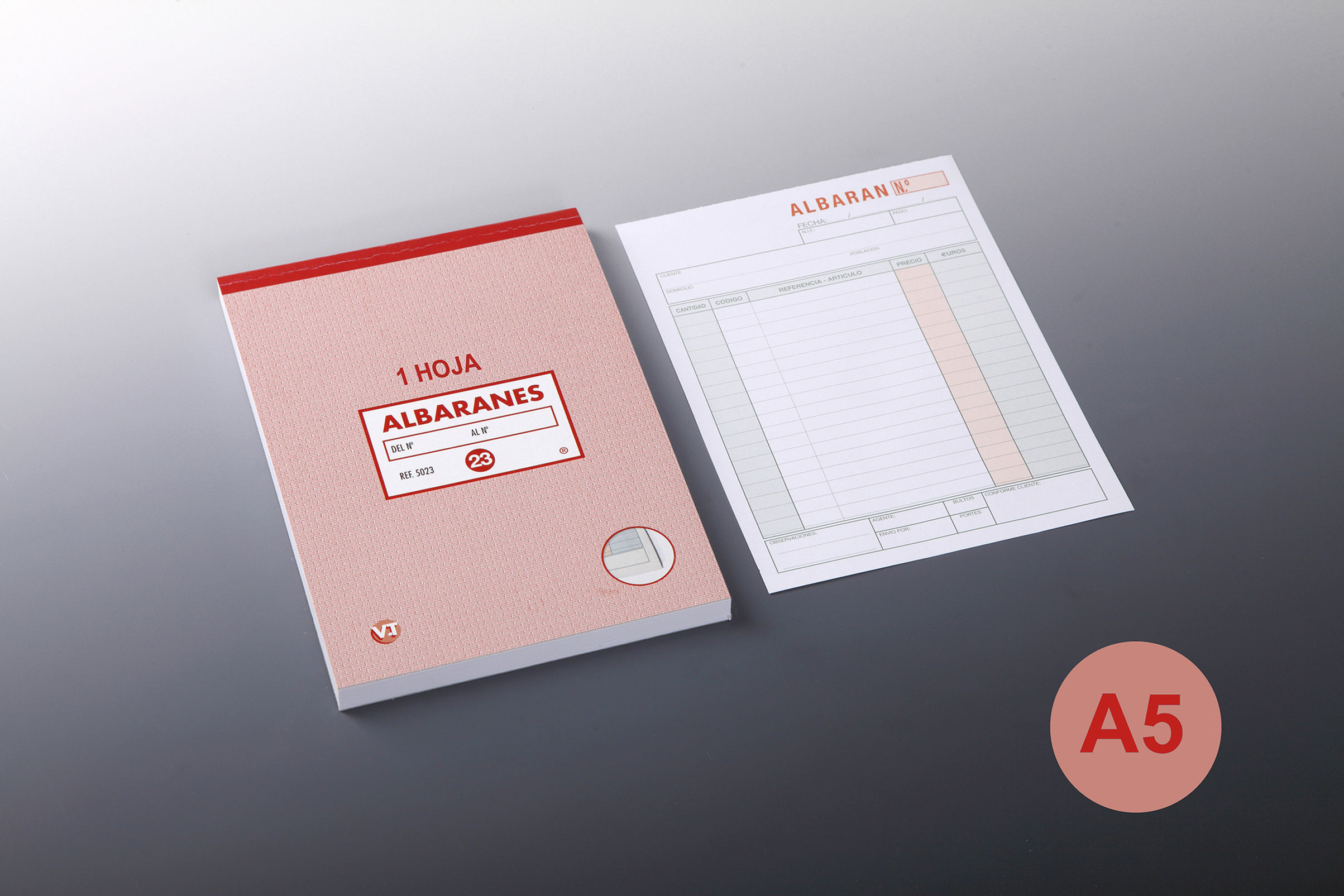 Talonarios Albaranes A-5 1 Copia