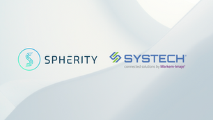 Spherity and Systech logos next to each other