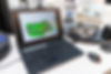 A computer showing a 3d scanning process in progress.