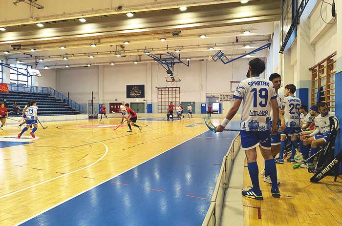 campionato italiano di floorball A1 2025 spartak milano vs viking - Brambilla