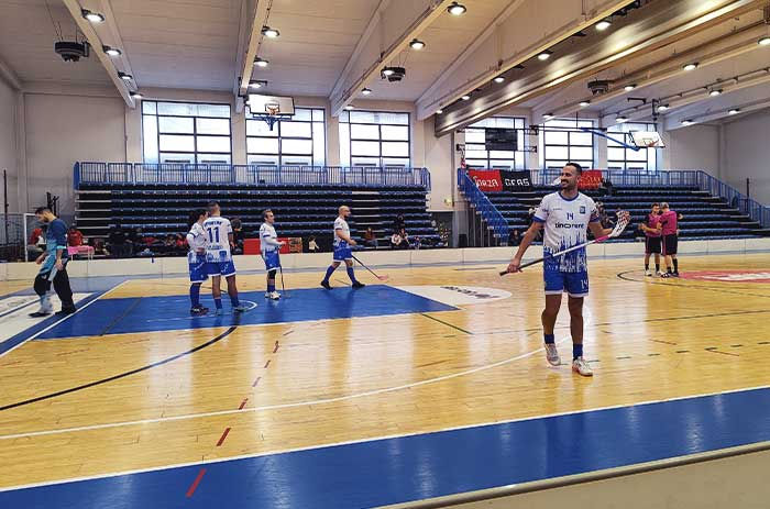 campionato italiano di floorball A1 2025 spartak milano vs viking - Beccarini