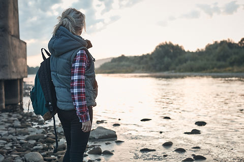 Woman by the Lake